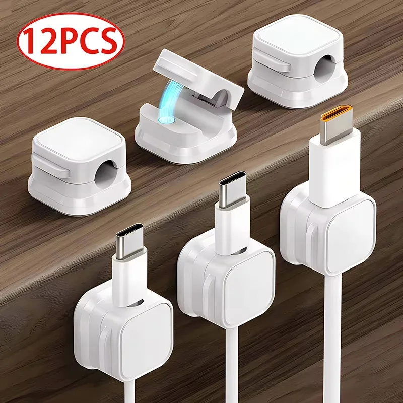 Magnetic Cable Clip Cable Holder Adhesive Wire Keeper Cord Cable Organizer Winder For Home Office Under Desk Management Clip
Magnetic Cable Clip Cable Holder Adhesive Wire Keeper Cord Cable Organizer Winder For Home Office Under Desk Management Clip