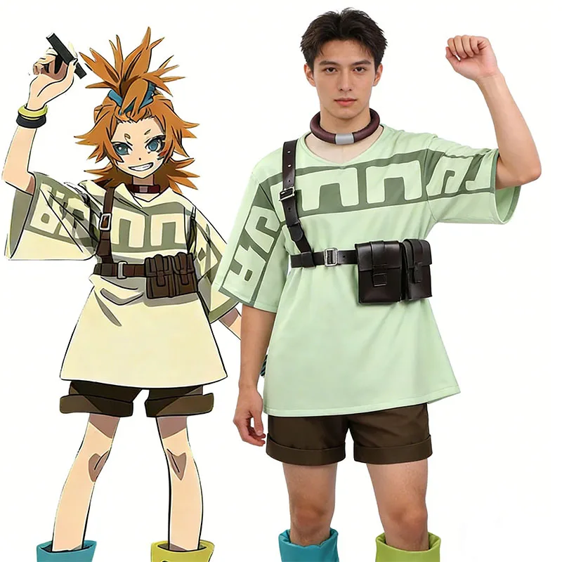 Anime Gachiakuta Remlin Cosplay Costume Full Set Game Role Play Outfit Halloween Con Costume Party Suit for Women
Anime Gachiakuta Remlin Cosplay Costume Full Set Game Role Play Outfit Halloween Con Costume Party Suit for Women