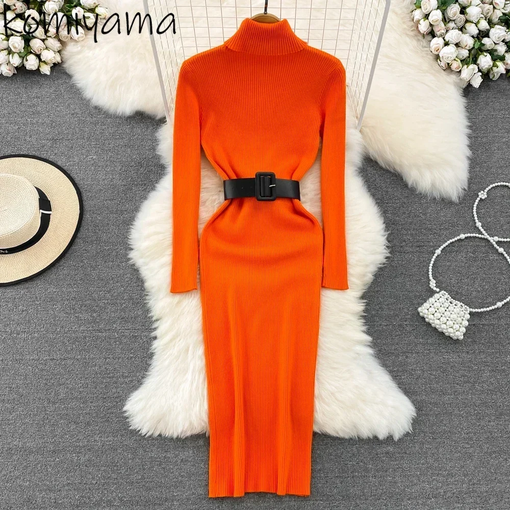 Водолазка с длинными рукавами, Vestidos, осенне-зимнее вязаное платье, женские платья 2025 года, элегантное платье с низом, модная повседневная одежда
Водолазка с длинными рукавами, Vestidos, осенне-зимнее вязаное платье, женские платья 2025 года, элегантное платье с низом, модная повседневная одежда