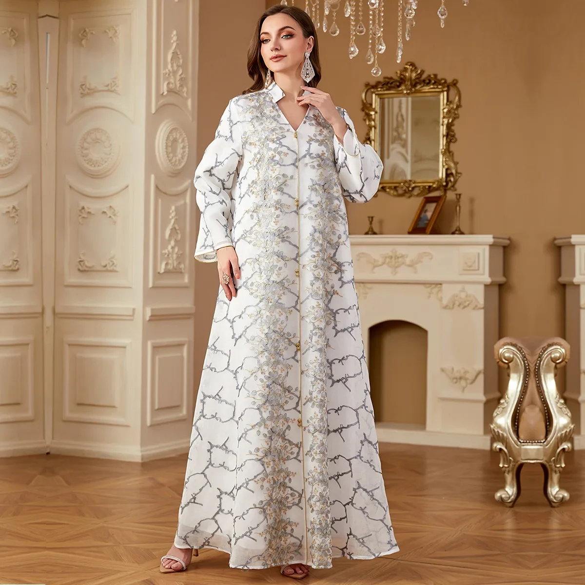 Modest Muslim Women Embroidery Maxi Dress Abayas Dubai Turkey Kaftan Ramadan Jalabiya Caftan Musulmane Femme Arab Robe Vestidos
Modest Muslim Women Embroidery Maxi Dress Abayas Dubai Turkey Kaftan Ramadan Jalabiya Caftan Musulmane Femme Arab Robe Vestidos