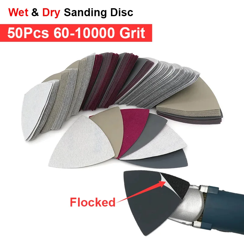 Triangle Flocking Sanding Disc Hook&Loop Silicon Carbide 60-10000 Grit Wet&Dry Sandpaper For Electric Drill Polisher Tools
Triangle Flocking Sanding Disc Hook&Loop Silicon Carbide 60-10000 Grit Wet&Dry Sandpaper For Electric Drill Polisher Tools