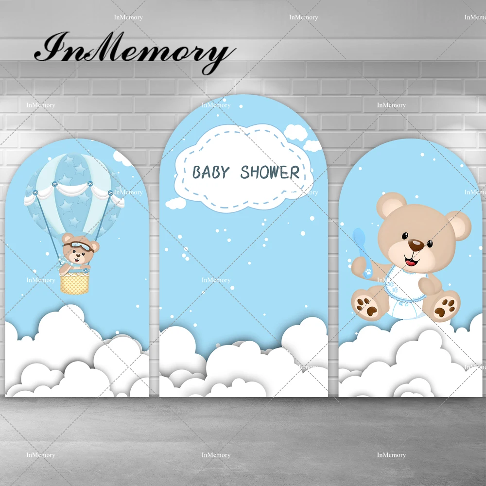 Blue Sky Hot Air Balloon Bear Baby Shower Arch Backdrop Cover for Boys Newborn 1st Birthday Party Photography Backgrounds
Blue Sky Hot Air Balloon Bear Baby Shower Arch Backdrop Cover for Boys Newborn 1st Birthday Party Photography Backgrounds