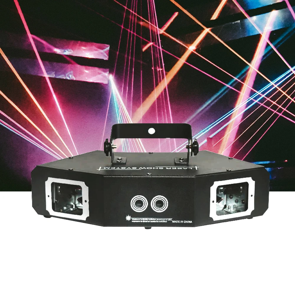 Оптовая продажа с фабрики, четырехголовый лазерный светильник RGB, полноцветный DMX 512, внутреннее сценическое освещение для вечеринок KTV DJ, излучающий цвет, красный цвет 
Оптовая продажа с фабрики, четырехголовый лазерный светильник RGB, полноцветный DMX 512, внутреннее сценическое освещение для вечеринок KTV DJ, излучающий цвет, красный цвет