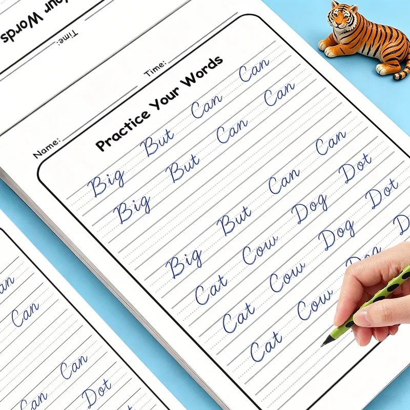 32 Pages Cursive Handwriting Workbook for Beginners Words Sentence Calligraphy Writing Practice Book
32 Pages Cursive Handwriting Workbook for Beginners Words Sentence Calligraphy Writing Practice Book
