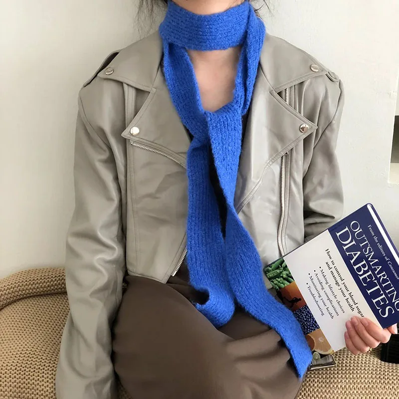 Korean Casual Knitted Thin Scarf with Female Concave Design Decoration Narrow Scarf Y2k Spicy Girl Scarf Solid Color Neck Warmer
Korean Casual Knitted Thin Scarf with Female Concave Design Decoration Narrow Scarf Y2k Spicy Girl Scarf Solid Color Neck Warmer