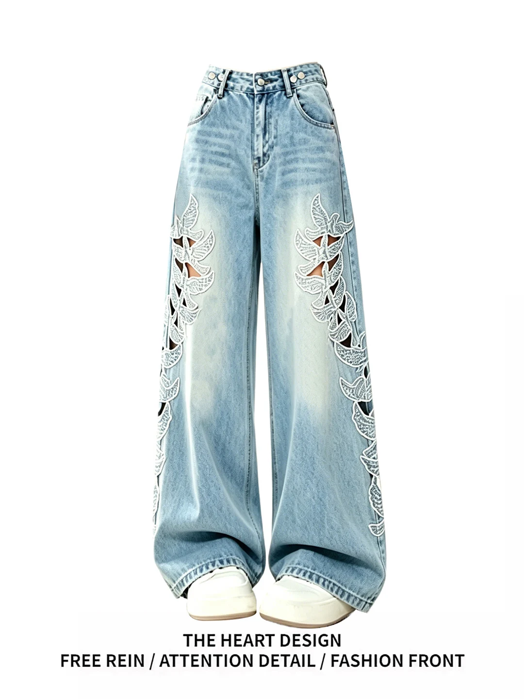 American Style Versatile Knife Design Hollow out Wide Leg Jeans Women Summer New Loose Fit Street Long Trousers High Waist Ri...
American Style Versatile Knife Design Hollow out Wide Leg Jeans Women Summer New Loose Fit Street Long Trousers High Waist Ri...