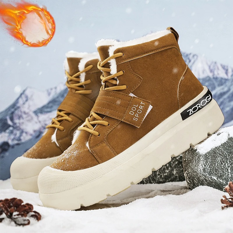 Men Snow Boots Shoes for Men Casual Sneaker Soft and Comfortable Ankle Boots Platform Sports Shoes Wear-resistant Skateboard New
Men Snow Boots Shoes for Men Casual Sneaker Soft and Comfortable Ankle Boots Platform Sports Shoes Wear-resistant Skateboard New