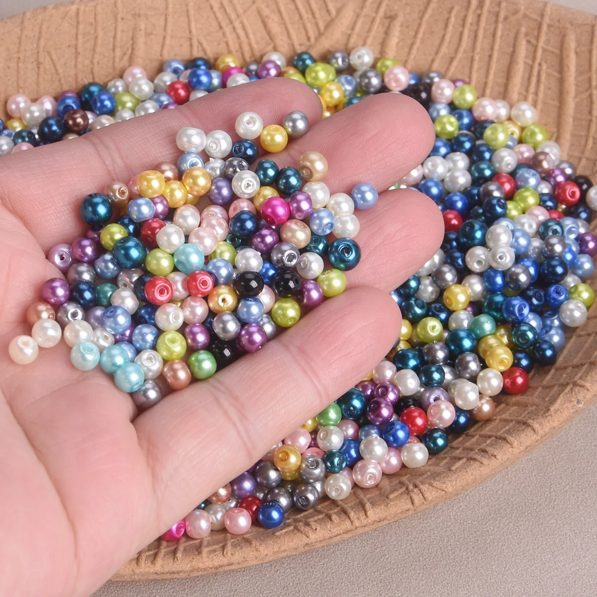 300pcs Round 5mm-6mm Mixed Colors Artificial Pearl Opaque Glass Loose Beads Wholesale Lot For Jewelry Making DIY Crafts Findings
300pcs Round 5mm-6mm Mixed Colors Artificial Pearl Opaque Glass Loose Beads Wholesale Lot For Jewelry Making DIY Crafts Findings