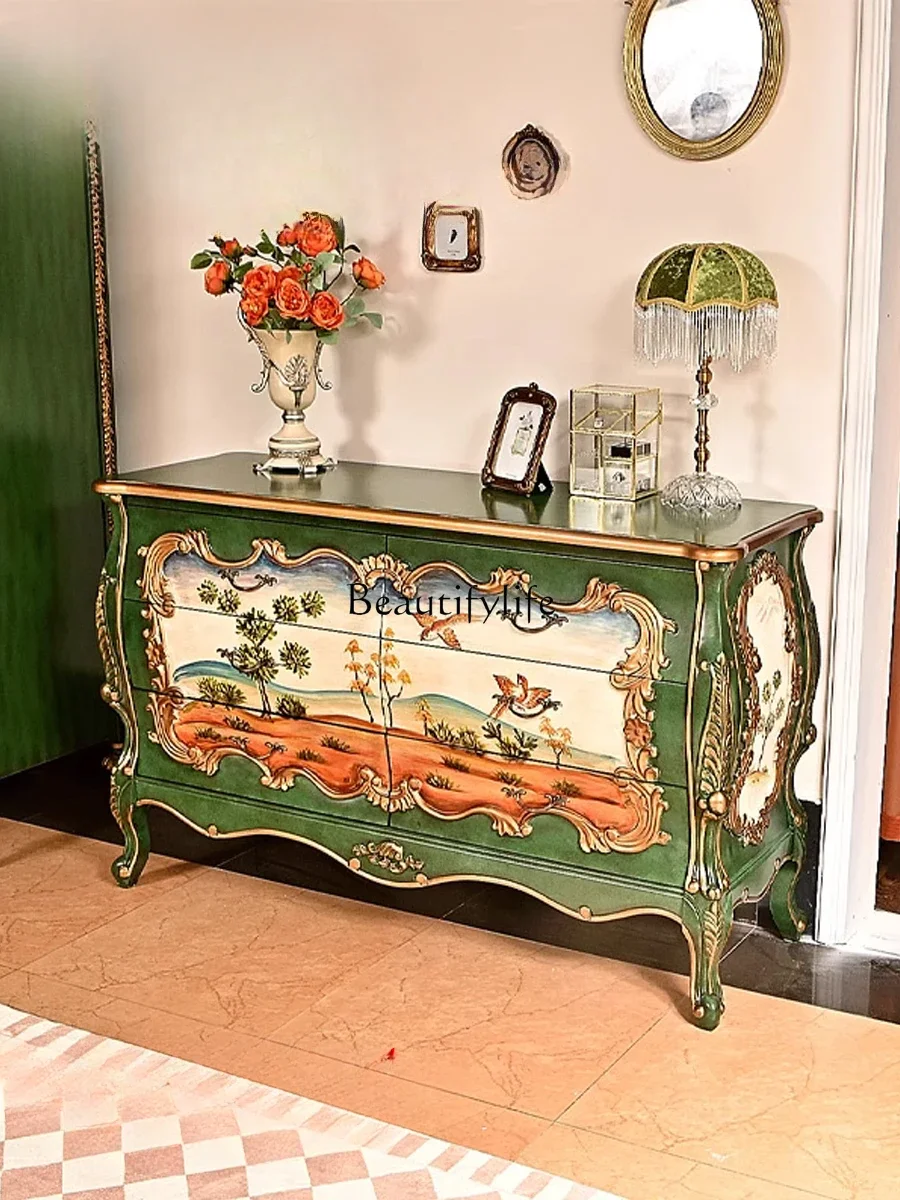 FG28American Country Retro Six Buckets Entrance Cabinet Solid Wood Bedroom Wall-Mounted Large Capacity Storage Painted Drawer
FG28American Country Retro Six Buckets Entrance Cabinet Solid Wood Bedroom Wall-Mounted Large Capacity Storage Painted Drawer