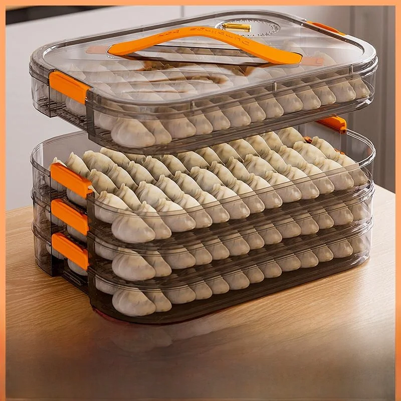 Kitchen Fridge Food Grade Freezer Dumpling Box Sealed Freshness Preservation Soup Dumpling Quick Freeze Storage Container
Kitchen Fridge Food Grade Freezer Dumpling Box Sealed Freshness Preservation Soup Dumpling Quick Freeze Storage Container