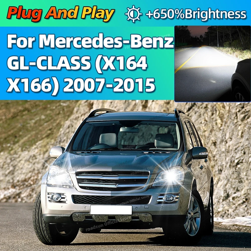 2Pcs 6000K LED Headlight HID D1S Replacement Canbus Car Light For Mercedes Benz GL-CLASS X164 X166 2007-2015 2011 2012 2013 2014
2Pcs 6000K LED Headlight HID D1S Replacement Canbus Car Light For Mercedes Benz GL-CLASS X164 X166 2007-2015 2011 2012 2013 2014