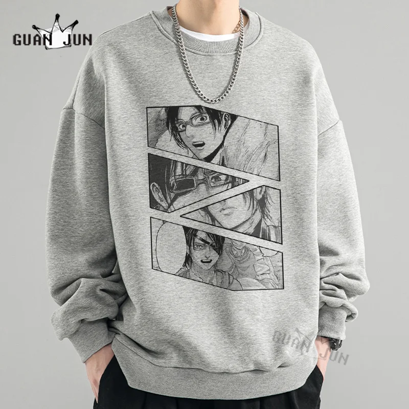 Attack on Titan Funny Men Sweatshirt Fleece Japanese Anime Ackerman Fashion Black Men Women Hoodies Hip Hop Style Streetwear Ins
Attack on Titan Funny Men Sweatshirt Fleece Japanese Anime Ackerman Fashion Black Men Women Hoodies Hip Hop Style Streetwear Ins