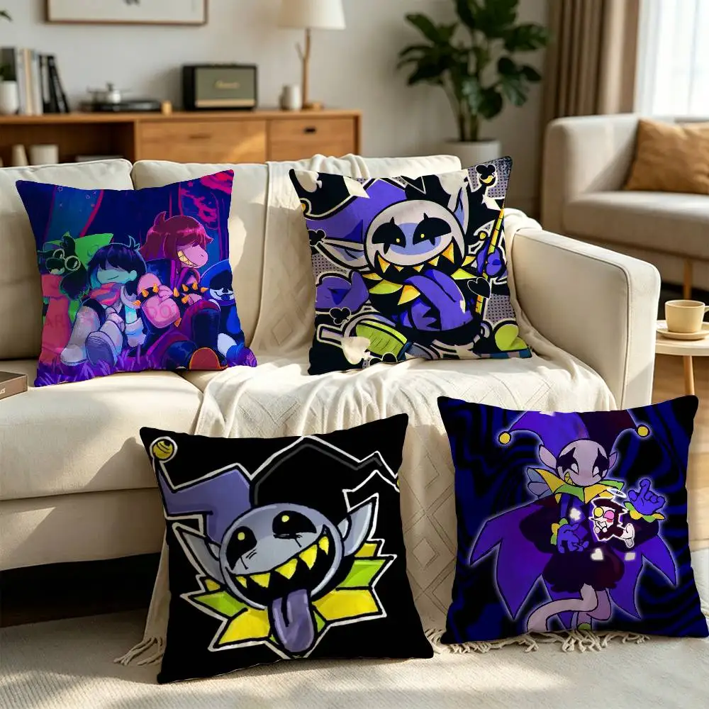 D-Deltarune Jevil Pillow cover Simple solid color design Surprise For Multiple Bedroom Styles.
D-Deltarune Jevil Pillow cover Simple solid color design Surprise For Multiple Bedroom Styles.
