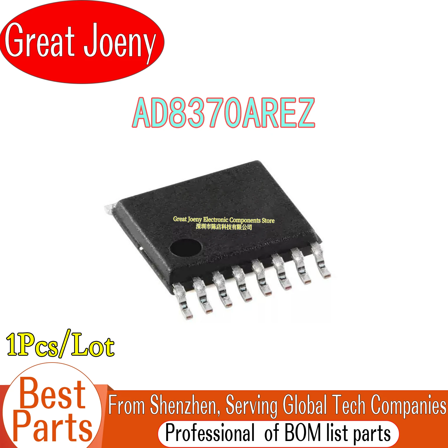 100% New Original AD8370 AD8370AREZ 8370AREZ IC Chipset TSSOP-16
100% New Original AD8370 AD8370AREZ 8370AREZ IC Chipset TSSOP-16