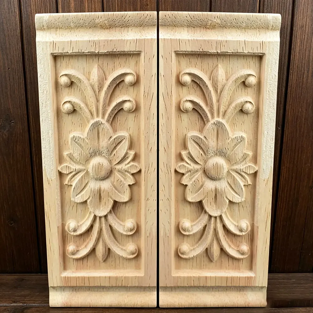 2PCS Wood Carved Decal Stripe Corner Appliques Long Flower Frame Furniture Decor Woodcarving Figurines Craft Home Decoration
2PCS Wood Carved Decal Stripe Corner Appliques Long Flower Frame Furniture Decor Woodcarving Figurines Craft Home Decoration