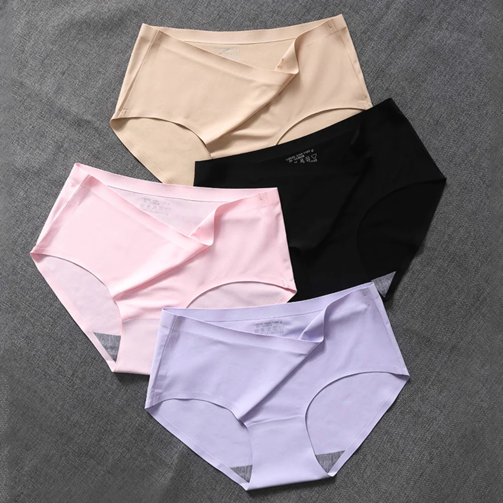 Silk Mid Waist Underwear For Female Large Size Women's Underwear Set Underpant Lingerie 10 Pcs/lot Seamless Women's Panties
Silk Mid Waist Underwear For Female Large Size Women's Underwear Set Underpant Lingerie 10 Pcs/lot Seamless Women's Panties