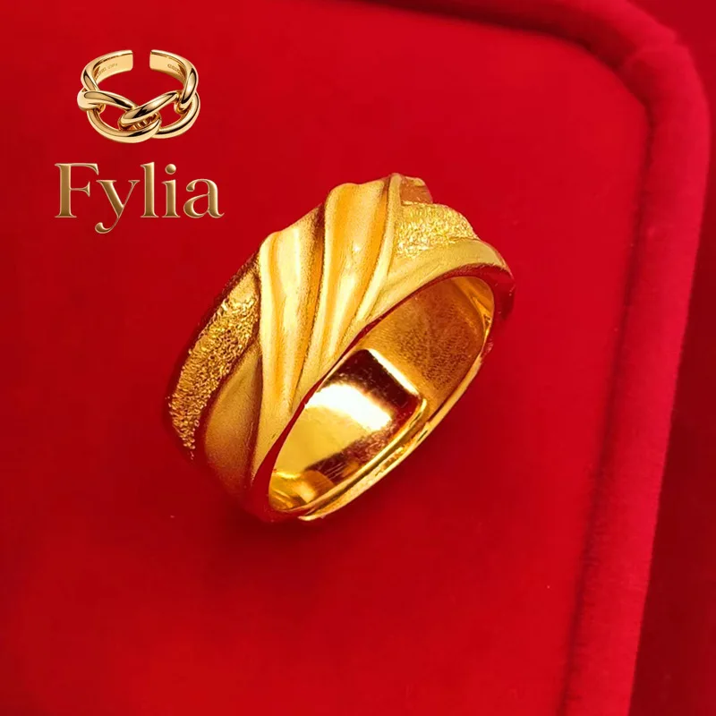 Fylia Jewelry luxury real gold 24k certifid stars and sea men's ring au9999 gold wave pattern live ring Give a gift to your boy
Fylia Jewelry luxury real gold 24k certifid stars and sea men's ring au9999 gold wave pattern live ring Give a gift to your boy
