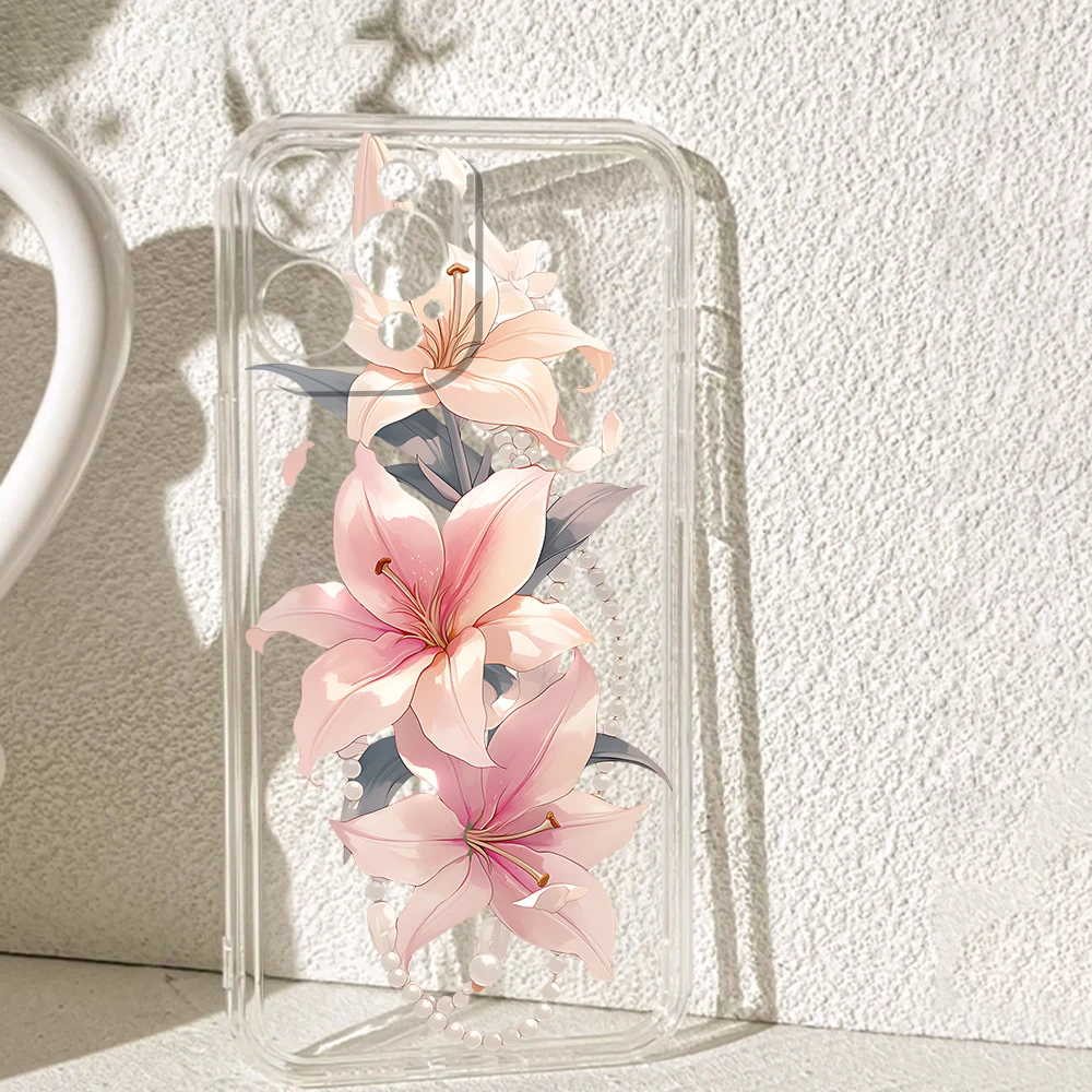 Elegant Pink Lily Print Silicone Phone Case for IPhone 17 16 15 14 13 12 11 Pro Xs Max Air Mini 7 8 6 6s Plus SE 2020 2022 Cover
Elegant Pink Lily Print Silicone Phone Case for IPhone 17 16 15 14 13 12 11 Pro Xs Max Air Mini 7 8 6 6s Plus SE 2020 2022 Cover