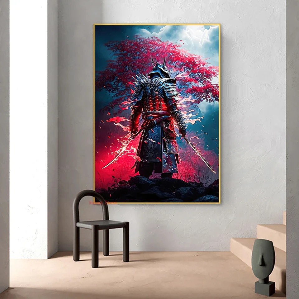 Japanese Bushido Samurai Posters and Prints Sakura Canvas Art Painting Wall Pictures For Living Room Decor Gift
Japanese Bushido Samurai Posters and Prints Sakura Canvas Art Painting Wall Pictures For Living Room Decor Gift