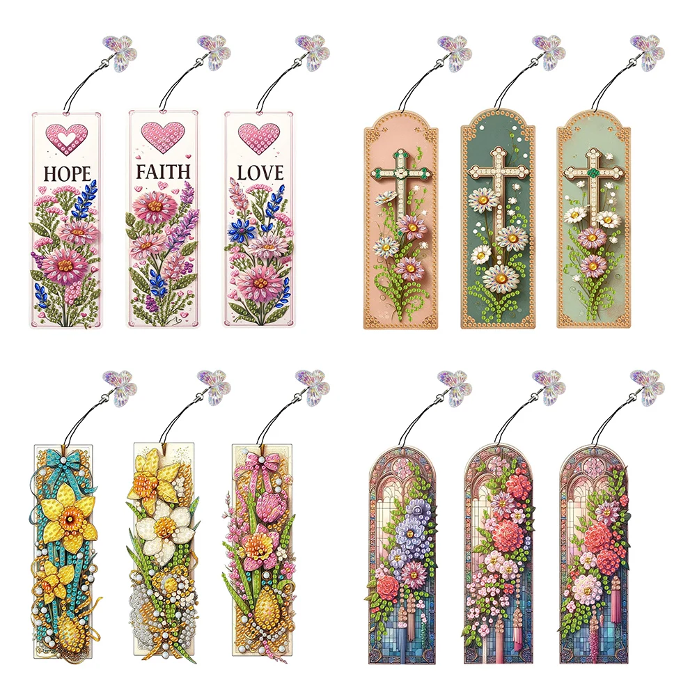 3 шт., цветочные узоры, сделай сам, алмазная художественная закладка, алмазная живопись, художественные закладки для самостоятельного изготовления начинающих, товары для рукоделия для взрослых
3 шт., цветочные узоры, сделай сам, алмазная художественная закладка, алмазная живопись, художественные закладки для самостоятельного изготовления начинающих, товары для рукоделия для взрослых