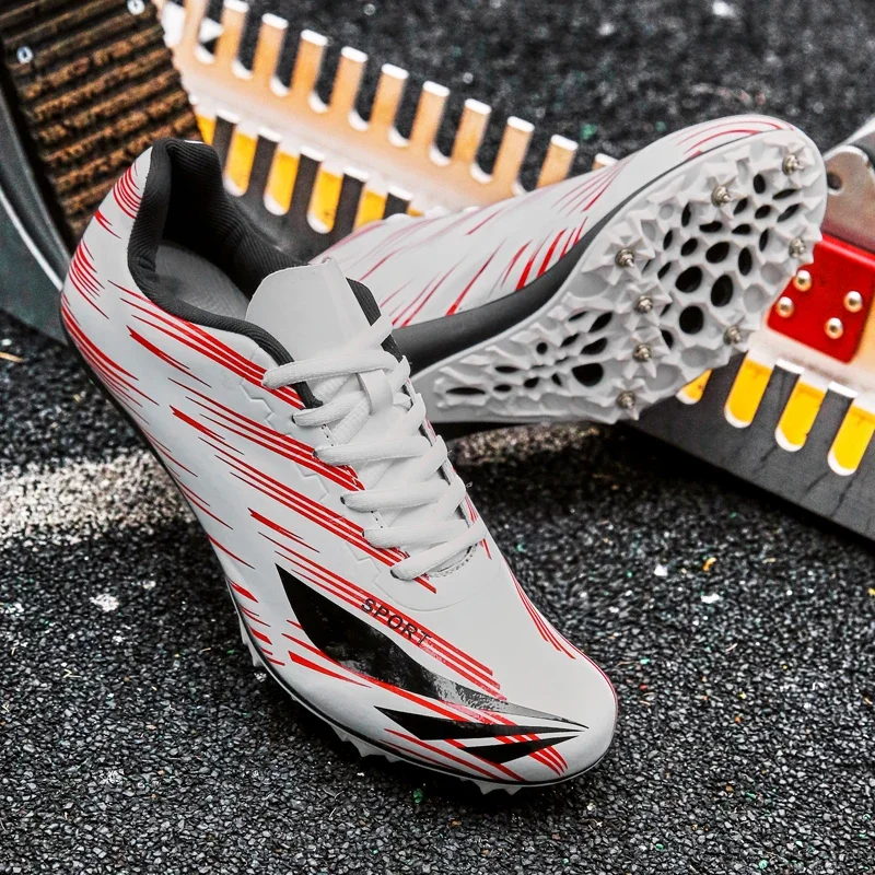 Men Track Spikes Shoes Lightweight Cleat Speed Athlete Running Shoes Soft Tracking Shoes Training Sprint Race Sneakers 36-45
Men Track Spikes Shoes Lightweight Cleat Speed Athlete Running Shoes Soft Tracking Shoes Training Sprint Race Sneakers 36-45