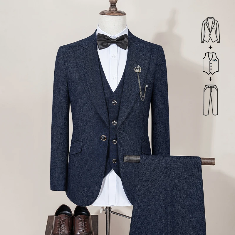 ST Cassy luxury Men Suit light blue Slim Fit Male Groom Wedding Blazers Party Dress Suit Business Office three-piece
ST Cassy luxury Men Suit light blue Slim Fit Male Groom Wedding Blazers Party Dress Suit Business Office three-piece