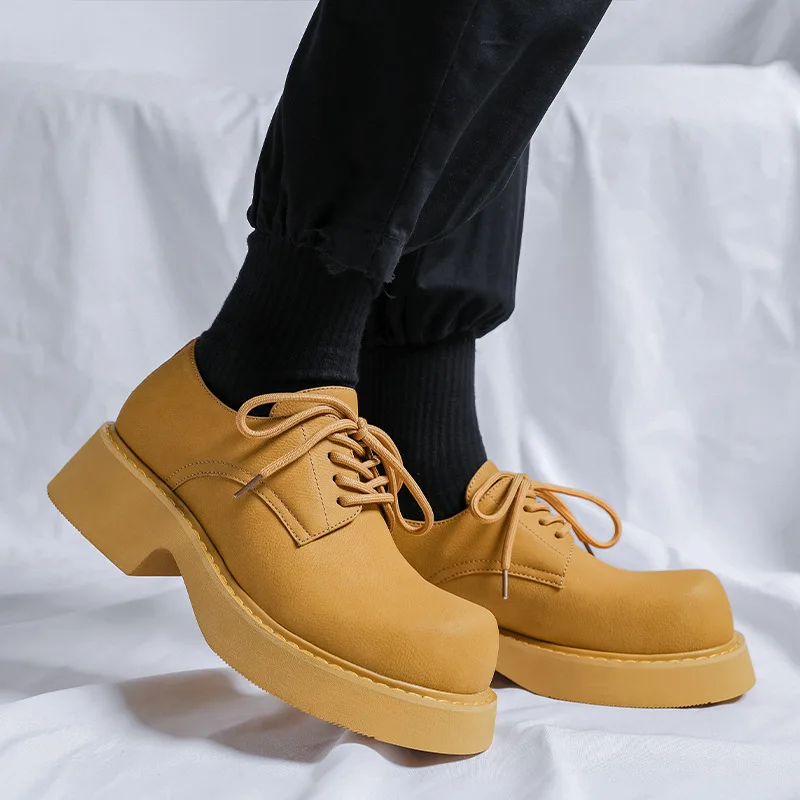 Height Increasing Vintage British Men Dress Shoes Spring Autumn Outdoor Tooing Luxury Sneakers Wedding Derby Men Casual Shoes
Height Increasing Vintage British Men Dress Shoes Spring Autumn Outdoor Tooing Luxury Sneakers Wedding Derby Men Casual Shoes