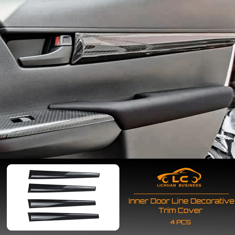 4pcs Inner Door Line Decorative Trim Cover ABS Carbon Fiber Color Bamboo Grain for Toyota Hilux Revo Conquest 2015-2021
4pcs Inner Door Line Decorative Trim Cover ABS Carbon Fiber Color Bamboo Grain for Toyota Hilux Revo Conquest 2015-2021