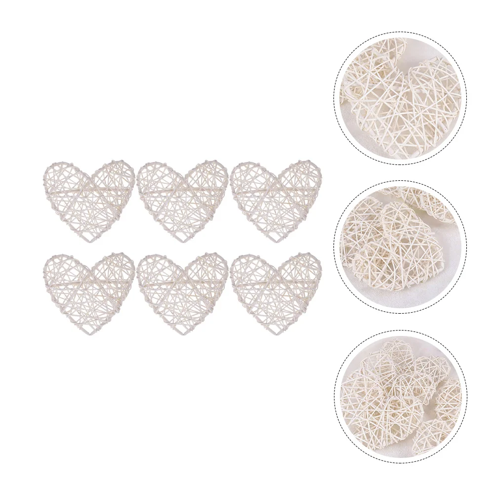 6pcs Rattan Heart Shaped Pendant Wedding Rattan Decorations Creative Photo Props Heart Rattan Craft Rattan Love Hearts
6pcs Rattan Heart Shaped Pendant Wedding Rattan Decorations Creative Photo Props Heart Rattan Craft Rattan Love Hearts
