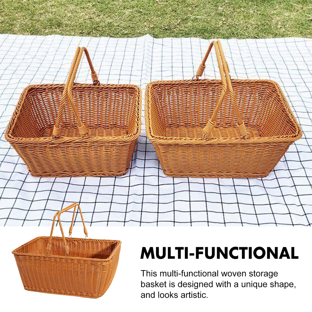 Handheld Woven Storage Multi-Function Fruit Picking Basket For Picnic Kitchen Home Use Durable Pp Material Rustic Style
Handheld Woven Storage Multi-Function Fruit Picking Basket For Picnic Kitchen Home Use Durable Pp Material Rustic Style