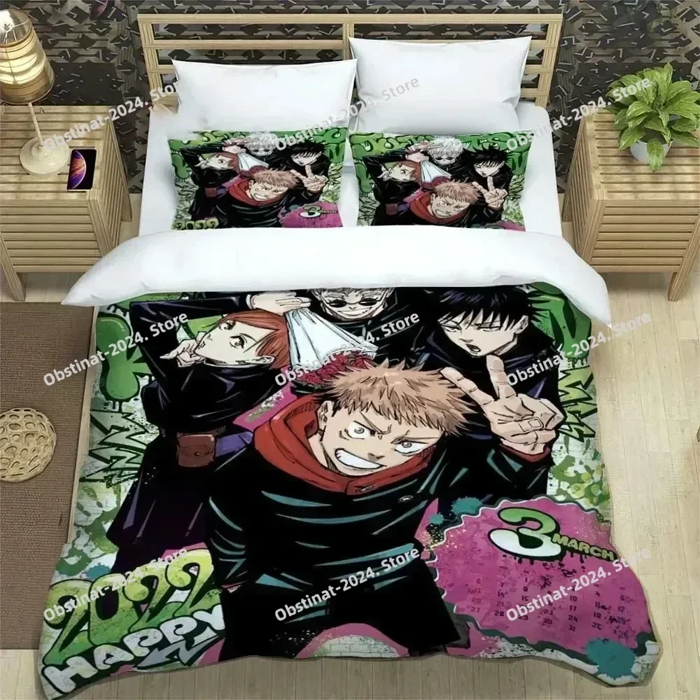 3D Print Jujutsu Kaisen Anime Bedding Set Boys Girls Twin Queen King Size Duvet Cover Pillowcase Bed boys Adult
3D Print Jujutsu Kaisen Anime Bedding Set Boys Girls Twin Queen King Size Duvet Cover Pillowcase Bed boys Adult
