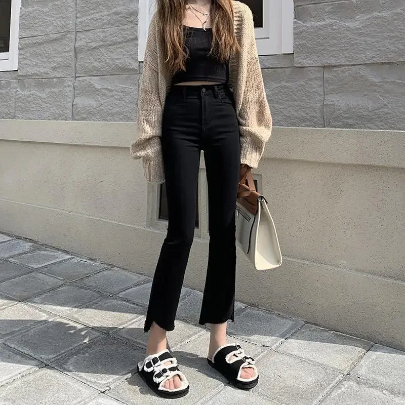 Woman Jeans Stretch Summer Denim Pants for Women Korean Popular Clothes 2000s Y2k Fitted Fashion Unique 90s Medium Wash Trousers
Woman Jeans Stretch Summer Denim Pants for Women Korean Popular Clothes 2000s Y2k Fitted Fashion Unique 90s Medium Wash Trousers