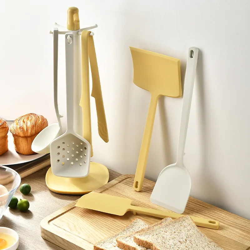 7Pcs Set of Silicone Cooking Tongs Kitchenware Set Cooking Utensils Spatula Turner Non-Stick Colander Shovel Kitchen Accessories
7Pcs Set of Silicone Cooking Tongs Kitchenware Set Cooking Utensils Spatula Turner Non-Stick Colander Shovel Kitchen Accessories