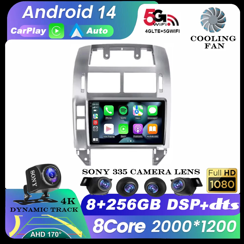 Android 14 Carplay Car Radio for Volkswagen Polo Mk4 IV 2001-2009 Multimedia Video Player QLED Screen Navigation GPS Auto Stereo
Android 14 Carplay Car Radio for Volkswagen Polo Mk4 IV 2001-2009 Multimedia Video Player QLED Screen Navigation GPS Auto Stereo