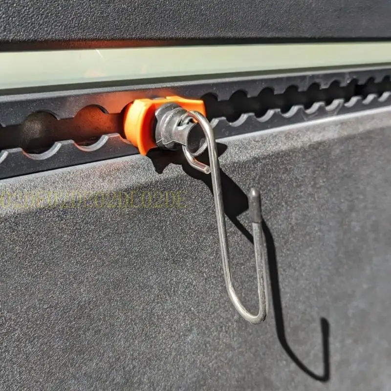 02DE Securing Cargo Hauling Accessory Metal Hooks Easy Installation Single Fitting L Track Tie Down Anchors with S Hook
02DE Securing Cargo Hauling Accessory Metal Hooks Easy Installation Single Fitting L Track Tie Down Anchors with S Hook