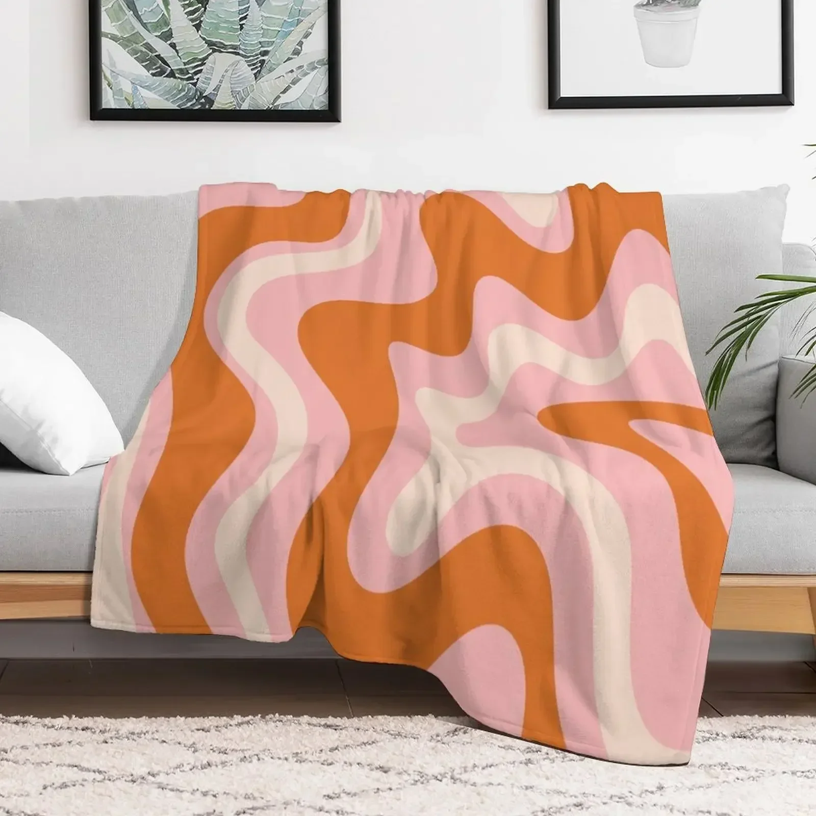 Liquid Swirl Retro Modern Abstract Pattern in Orange Pink Cream Throw Blanket Comforter For Decorative Sofa Tourist Blankets
Liquid Swirl Retro Modern Abstract Pattern in Orange Pink Cream Throw Blanket Comforter For Decorative Sofa Tourist Blankets