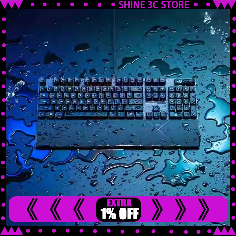 ROG SCOPE II RX Mechanical Keyboard RX Optical Mechanical Axis Low Delay Keyboard IP57 Dustproof and Waterproof Pc Accessories
ROG SCOPE II RX Mechanical Keyboard RX Optical Mechanical Axis Low Delay Keyboard IP57 Dustproof and Waterproof Pc Accessories