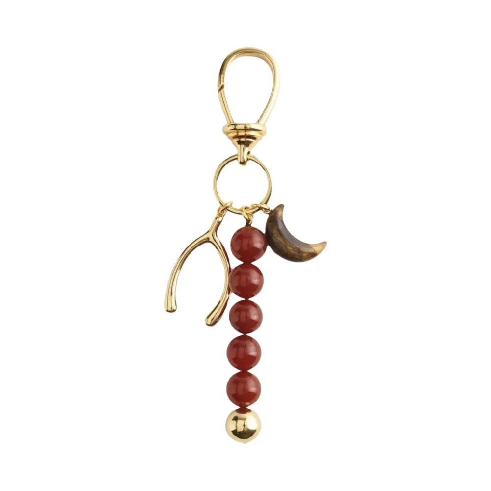 Fashion Retro Red Bag Pendant Fish Star Bead Keychain Moon Light Luxury Love Bag Pendant Women
Fashion Retro Red Bag Pendant Fish Star Bead Keychain Moon Light Luxury Love Bag Pendant Women
