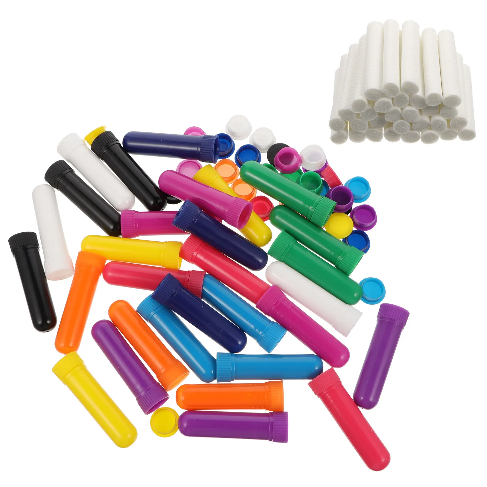 30Pcs Nasal Tubes Empty Portable Aromatherapy Cotton Bar Essential Oil Nasal Containers Reusable Tube
30Pcs Nasal Tubes Empty Portable Aromatherapy Cotton Bar Essential Oil Nasal Containers Reusable Tube