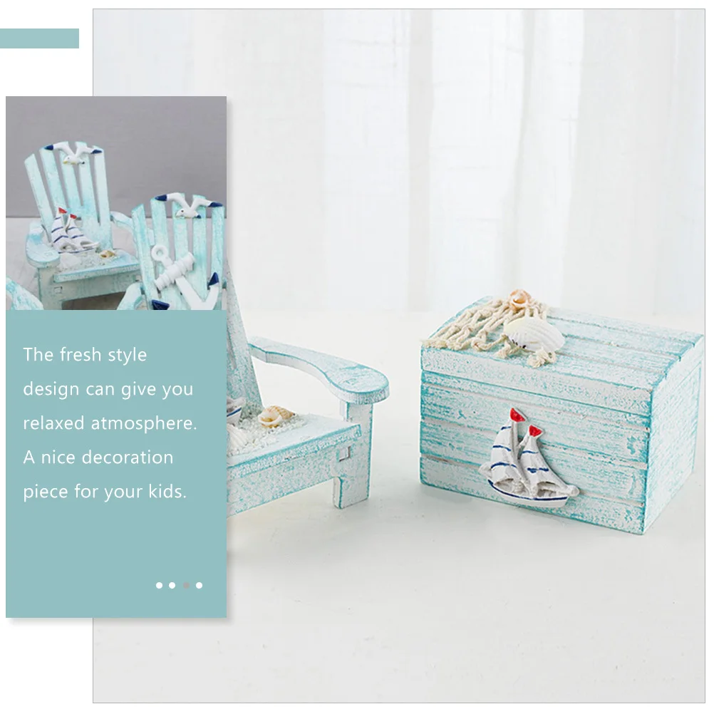 1Set Miniature Wood Mediterranean Chair Ornament Desktop Decor Playing House Party Gift Miniature Chair
1Set Miniature Wood Mediterranean Chair Ornament Desktop Decor Playing House Party Gift Miniature Chair