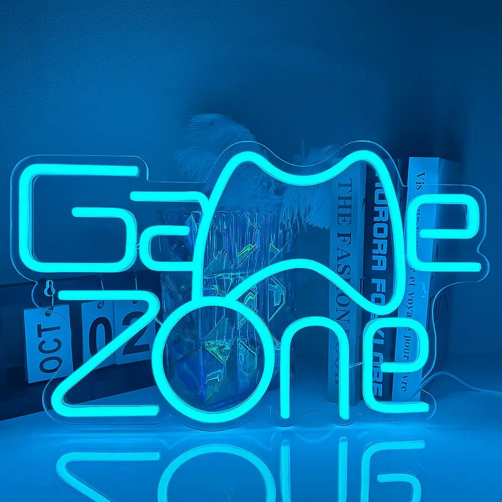 Game Zone Neon Sign,Gamer Neon Light for Game Room Decor,Gaming Neon Light Signs Gift for Teen Boys Room Decor with USB Powered
Game Zone Neon Sign,Gamer Neon Light for Game Room Decor,Gaming Neon Light Signs Gift for Teen Boys Room Decor with USB Powered