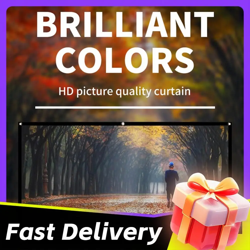 Home Office Projector Curtain 60 72 84 100 120 150 inch 16:9 Simple KTV Display Screen Household Bedroom Ornaments
Home Office Projector Curtain 60 72 84 100 120 150 inch 16:9 Simple KTV Display Screen Household Bedroom Ornaments