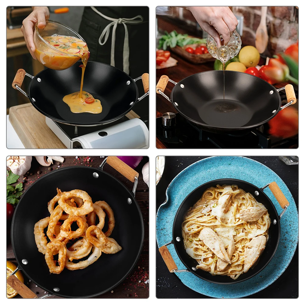 3pcs Anti-overflow Tripod Stainless Steel Wooden Handle Cooking Pot 23# 27# Black Easy Clean Kitchen Supply Hot Pot
3pcs Anti-overflow Tripod Stainless Steel Wooden Handle Cooking Pot 23# 27# Black Easy Clean Kitchen Supply Hot Pot