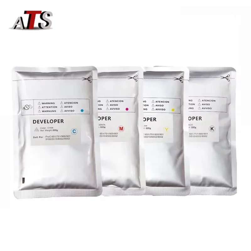 New Compatible C5100 Developer For Ricoh Pro C651 C751 900 MPC6502 8002 5100 5110 CMYK Developer Powder
New Compatible C5100 Developer For Ricoh Pro C651 C751 900 MPC6502 8002 5100 5110 CMYK Developer Powder