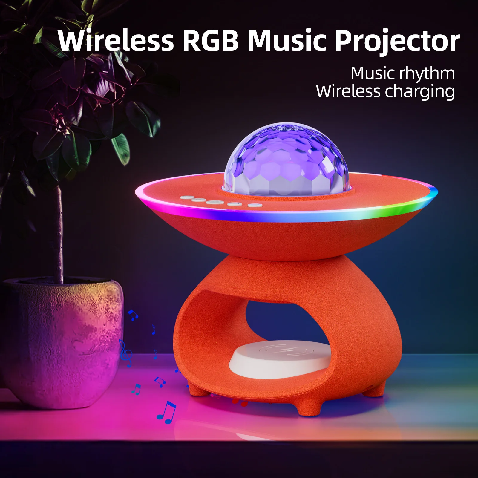 Bluetooth Bedside Atmosphere Light Bedroom Desk Lamp, Mobile Wireless Charging, Fast Charging, Night Light, Speaker
Bluetooth Bedside Atmosphere Light Bedroom Desk Lamp, Mobile Wireless Charging, Fast Charging, Night Light, Speaker