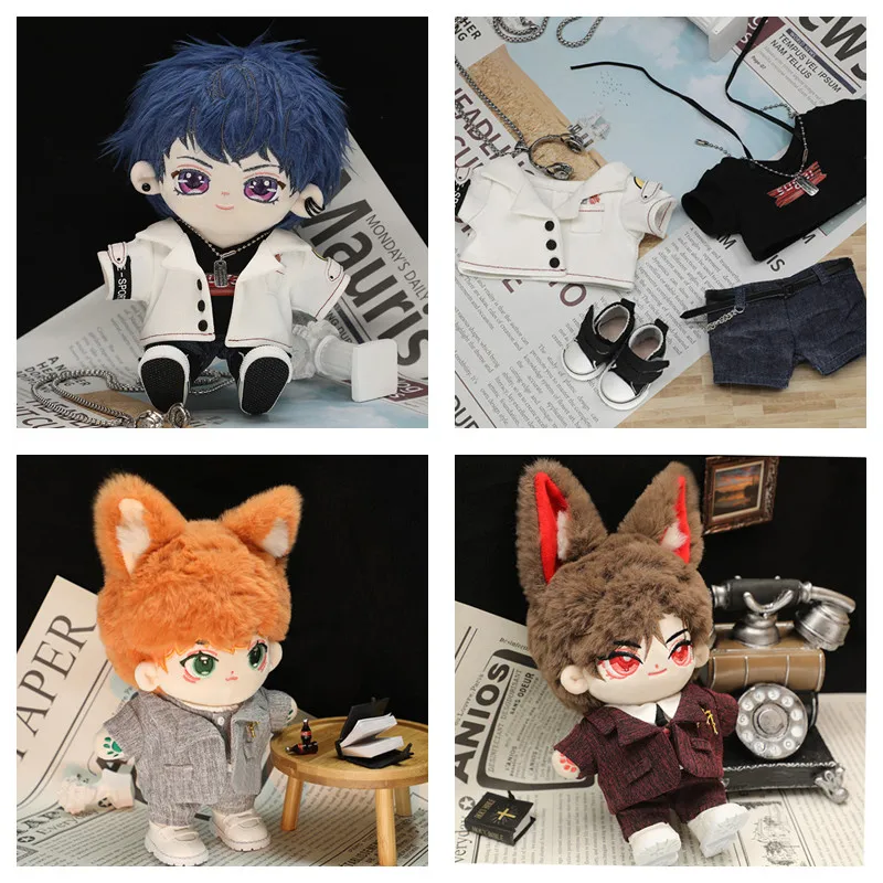 6pc/set 20cm Doll Clothes Rice White Black Red Clothing Accessories Fit 20cm Plush Doll Stuffed Toy Outfit for 20cm Cotton Dolls
6pc/set 20cm Doll Clothes Rice White Black Red Clothing Accessories Fit 20cm Plush Doll Stuffed Toy Outfit for 20cm Cotton Dolls