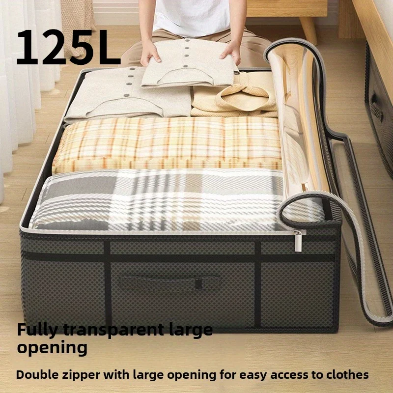 2-Pack Under-Bed Storage Bins, Large Capacity, Dustproof & Moistureproof with Clear Window Lid, Space-Saving Organizer
2-Pack Under-Bed Storage Bins, Large Capacity, Dustproof & Moistureproof with Clear Window Lid, Space-Saving Organizer