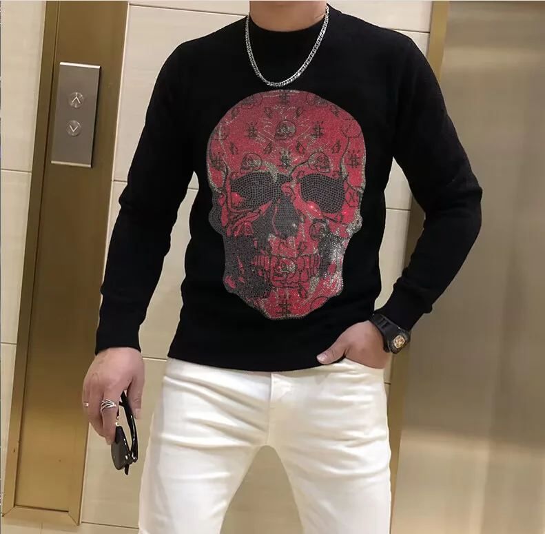 Rhinestones Men sweaters Fashion Aesthetic men hoody Style Clothes long man clothes
Rhinestones Men sweaters Fashion Aesthetic men hoody Style Clothes long man clothes