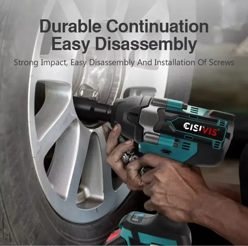 Cordless Impact Wrench, 800nm Portable Power Wrench for Makita Tools OEM/ODM 1/2
Cordless Impact Wrench, 800nm Portable Power Wrench for Makita Tools OEM/ODM 1/2