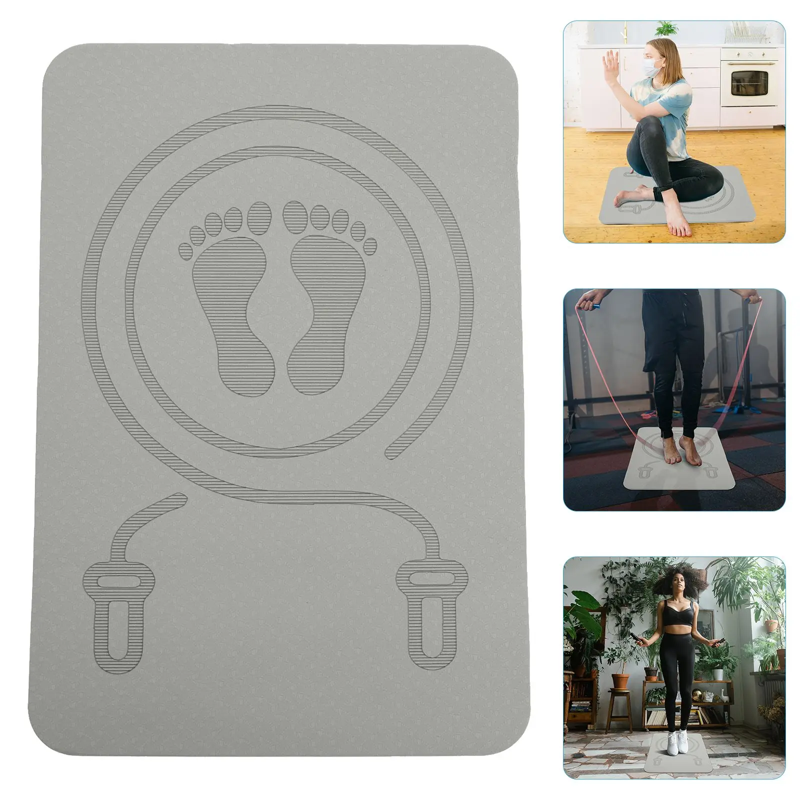 1Pc Jump Rope Mat Non Slip Shock Absorbing Tpe Material Household Workout Pad Sports Yoga Mat Kids Skipping Mat Fitness
1Pc Jump Rope Mat Non Slip Shock Absorbing Tpe Material Household Workout Pad Sports Yoga Mat Kids Skipping Mat Fitness
